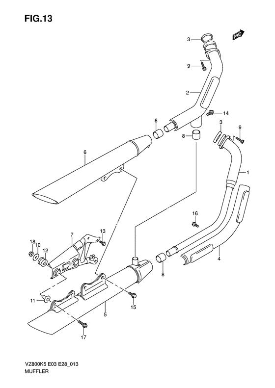 Muffler comp