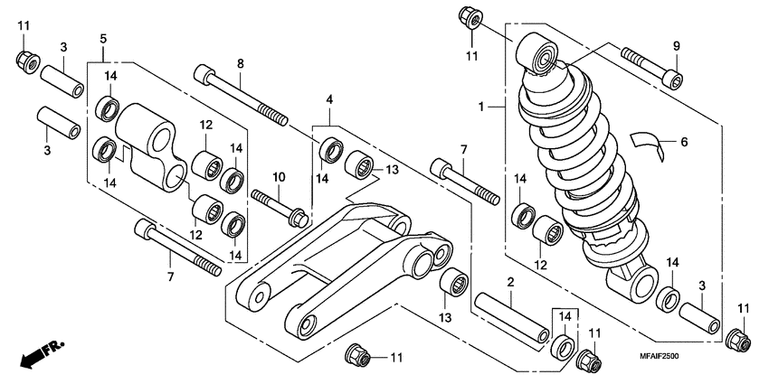 Rear cushion