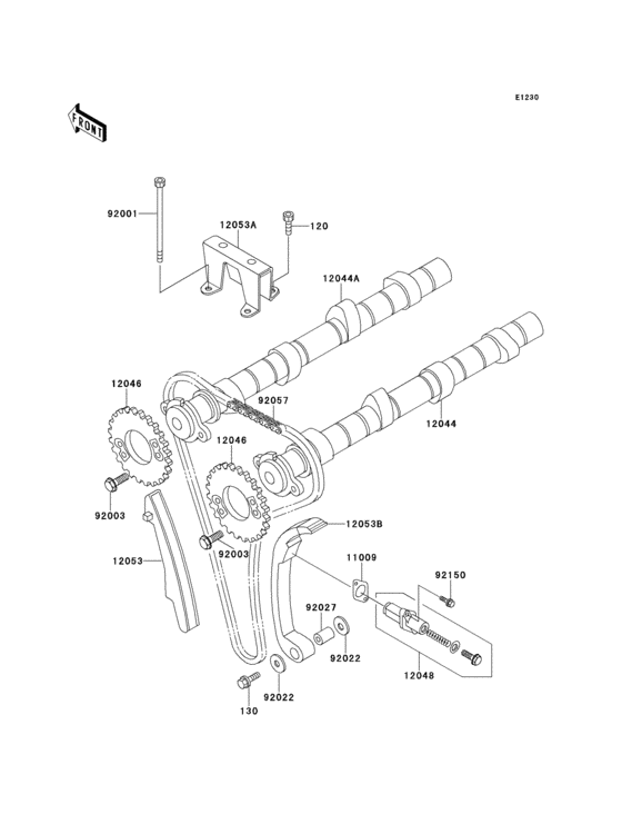 ZG1000 Распред вал