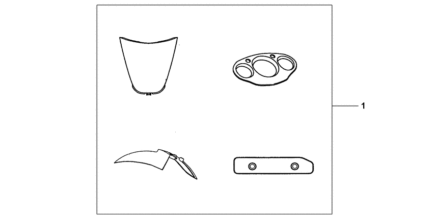 SZX50 On-road printed parts kit