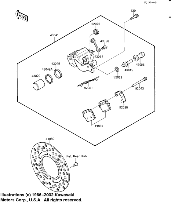  Передний суппорт