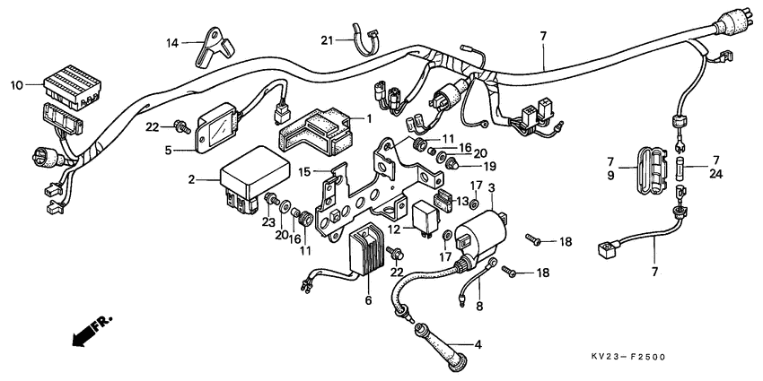 Wire harness/ ignition coil