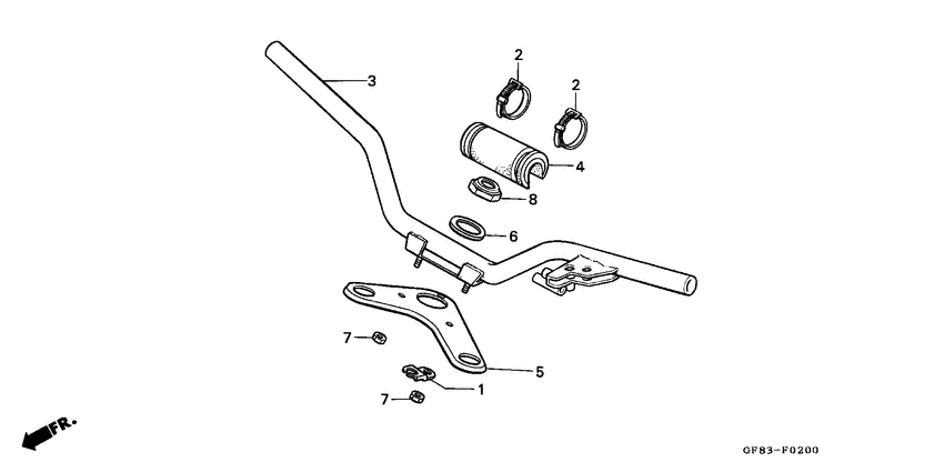 Handle pipe/top bridge
