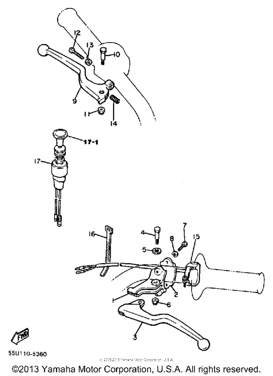 Handle switch-lever