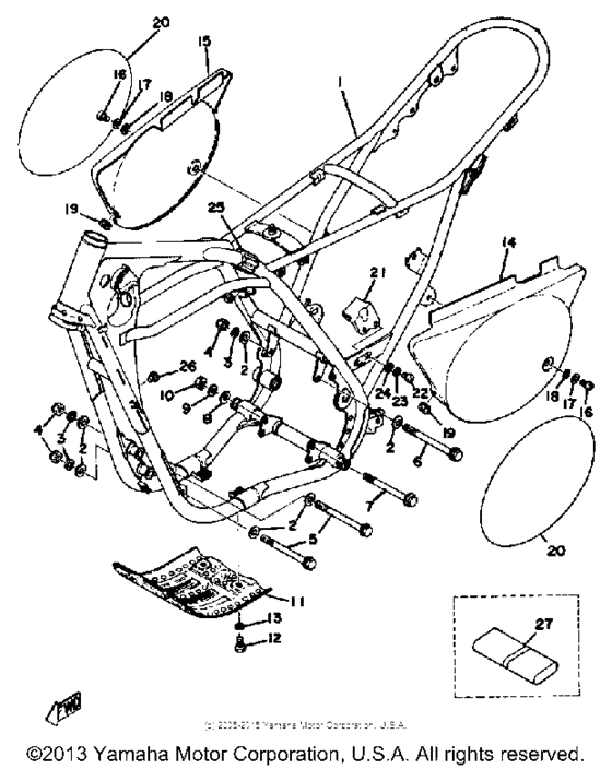 Frame side cover
