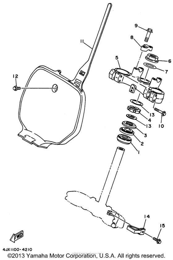 YZ250H1 Управление