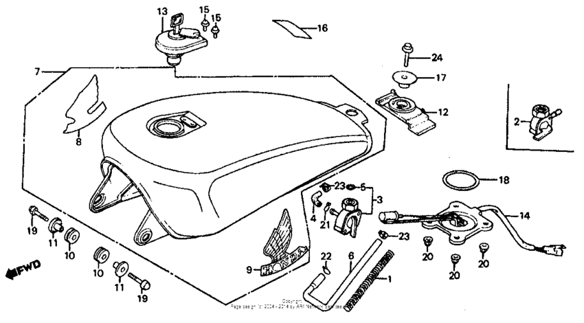 Fuel tank 85-86