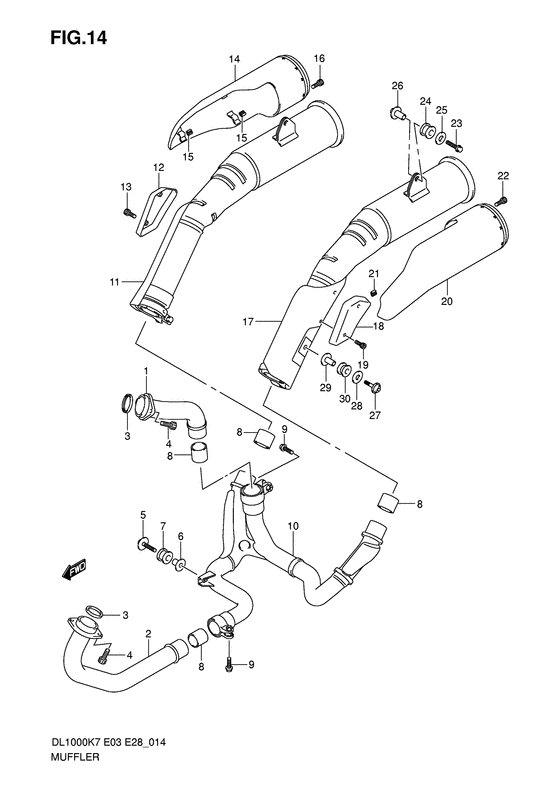 Muffler comp