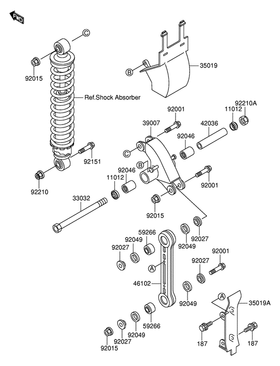 RM60 Задняя подвеска