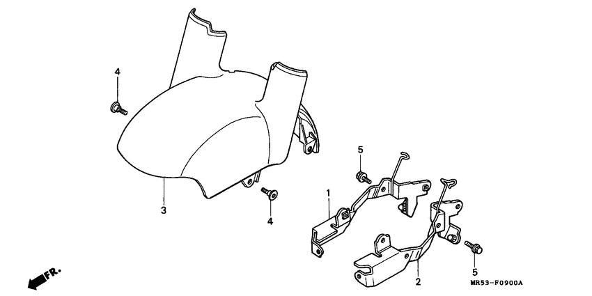 PC800 Переднее крыло