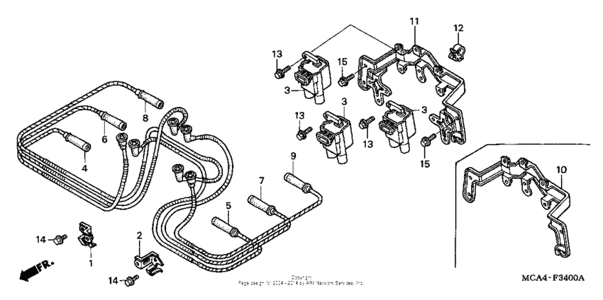 GL1800 (ABS) Катушка зажигания