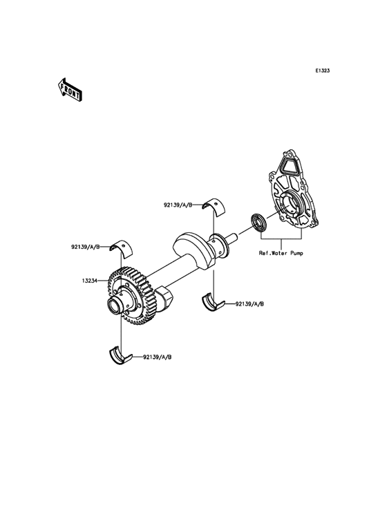 KLE650 Валансирный вал