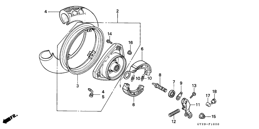 Rear wheel complete assy