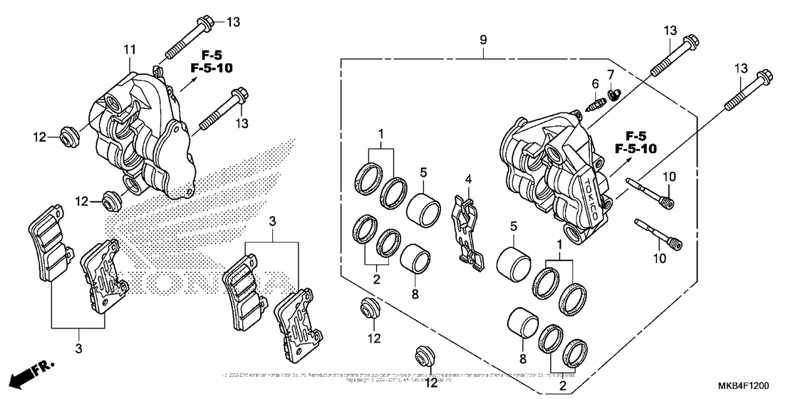 Front Brake Caliper (1)