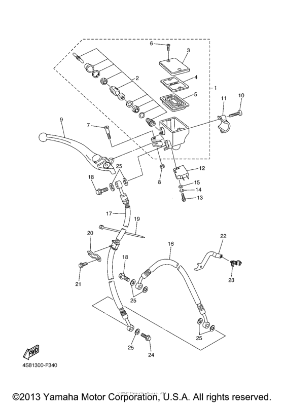 FZS6WC Главный тормозной цилиндр