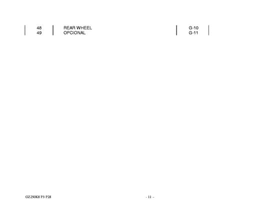 GZ250 Catalog preface