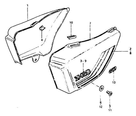 ZR50 Обтекатель задний