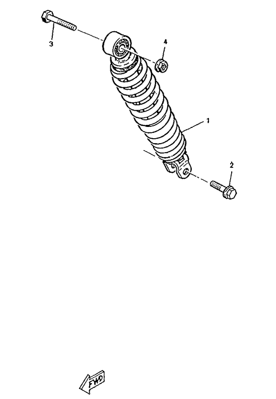CW50RS Задняя подвеска