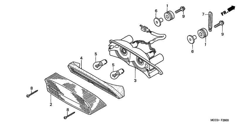 Taillight unit ass`y
