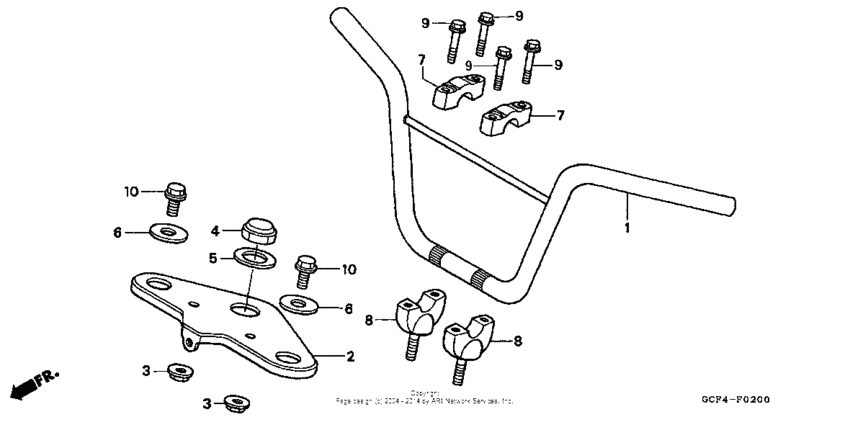 Handlebar + top bridge