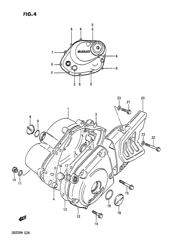 Crankcase cover ass`y  (v