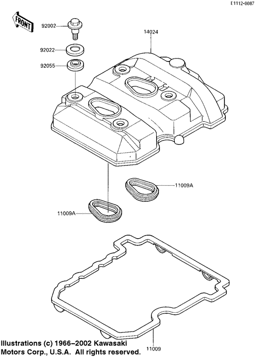 EX250 Крышка головки цилиндров