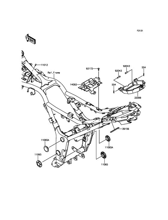 EX300 Рама ,крепежные детали