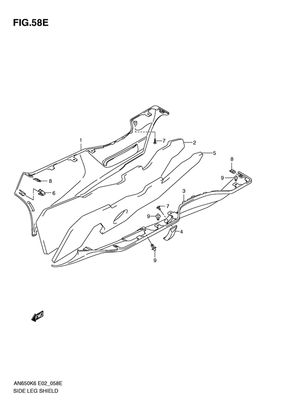 AN650 Side leg shield