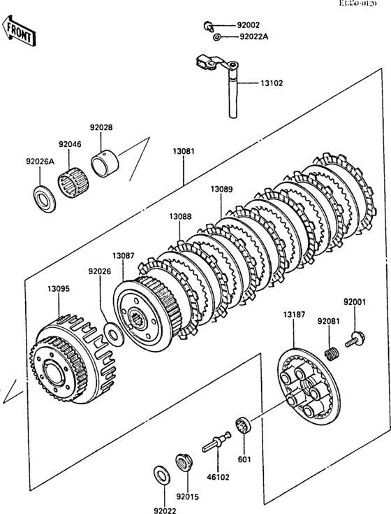 Clutch(zx600ae025001-051066)