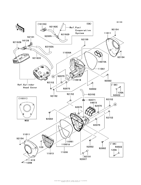 VN1700 Воздушный фильтр