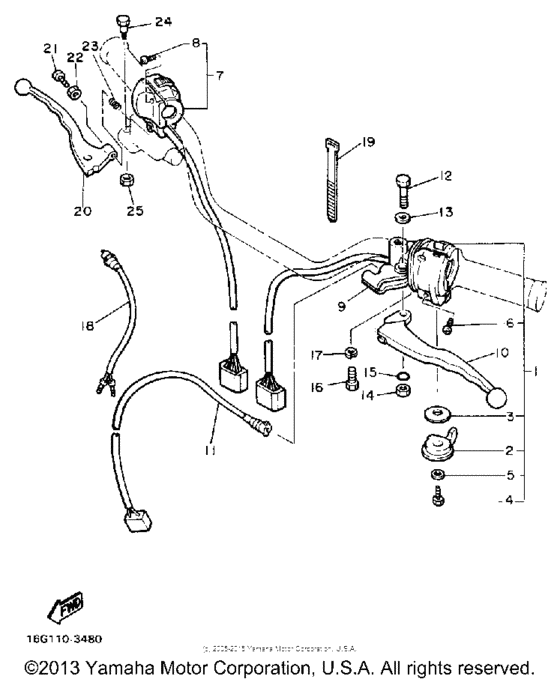 Handle switch-lever
