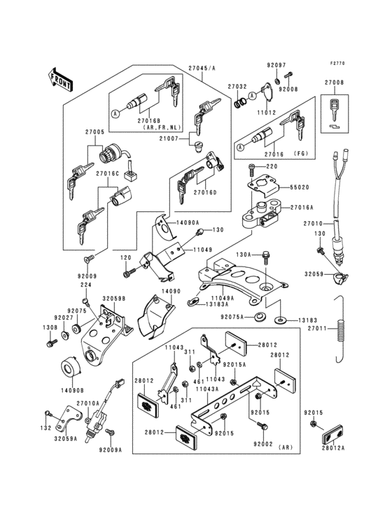 BJ250 Ignition switch(1 / 2)