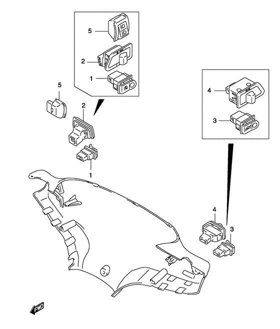 Neutral switch assy