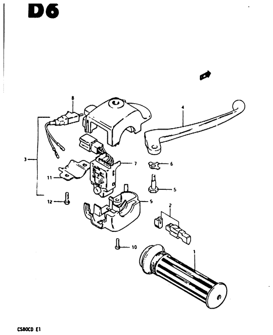 Brake lever - switch