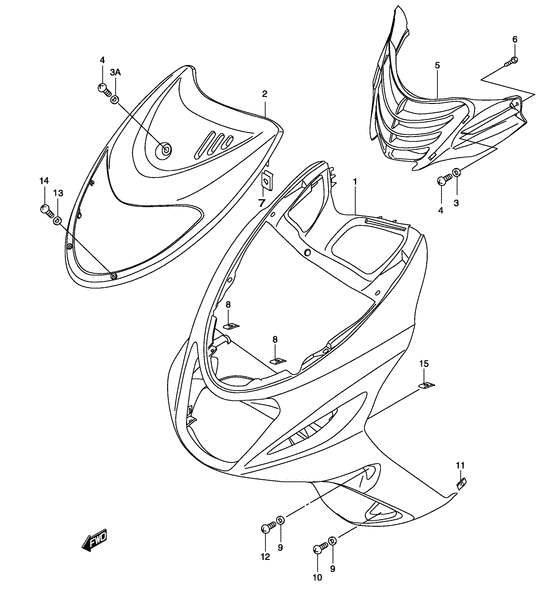 Front leg shield