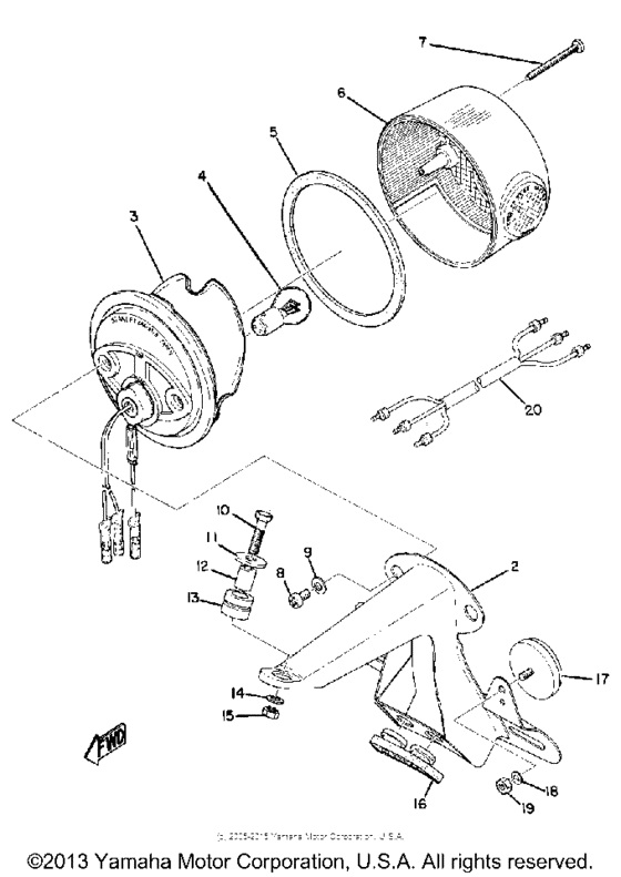 Head lamp & tail lamp