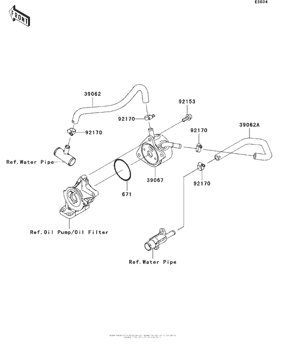 ZX600 Масляный картер