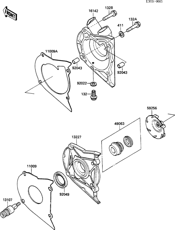 EX500 Водяной насос