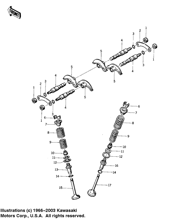 Rocker arms/valves