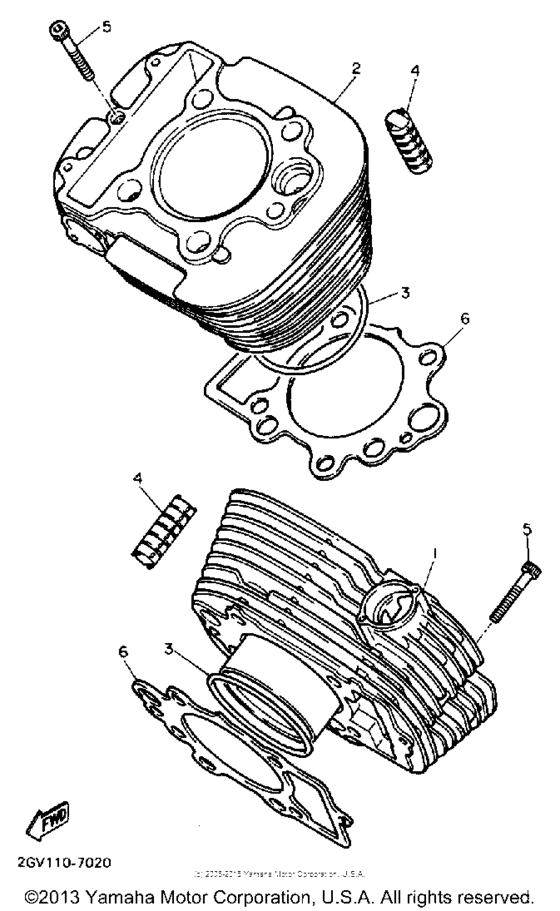 XV535A Цилиндры