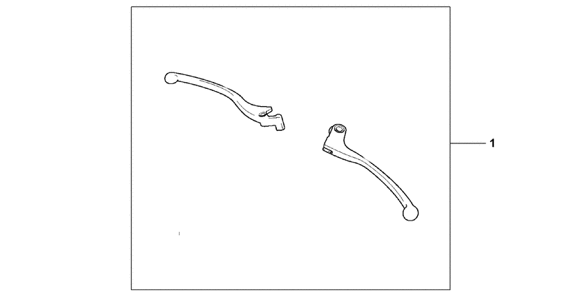 VT125C2 Chrm lever kit