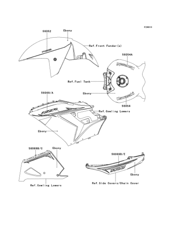 ZX1400 Наклейки