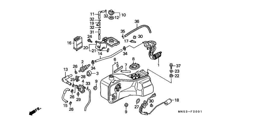 Fuel tank/fuel pump