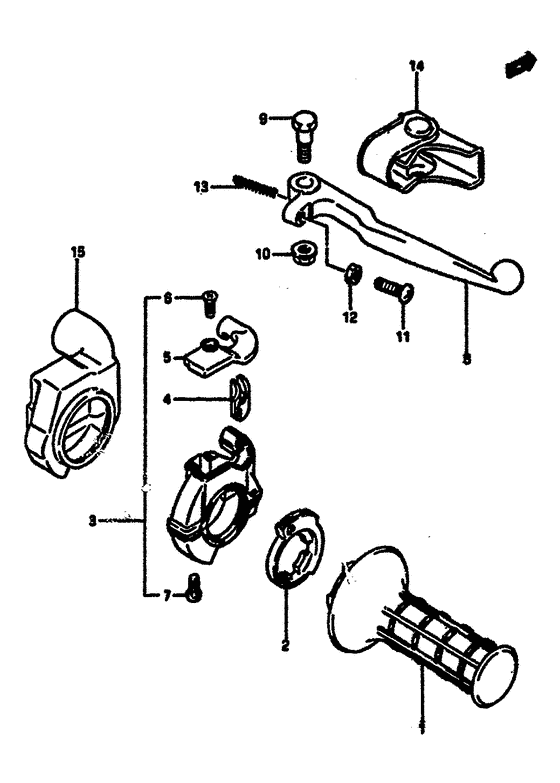 Right handle switch