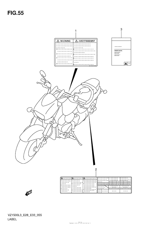 VZ1500 Label (Vz1500L3 E28)