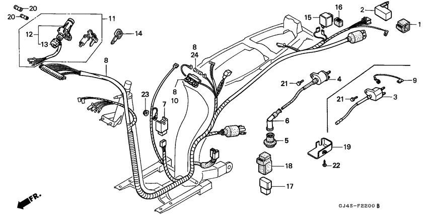 Harness wire