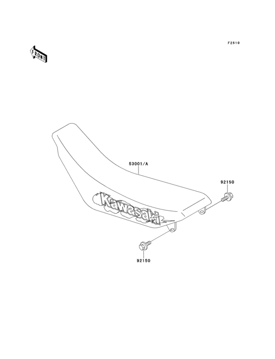 KX125 Сиденье