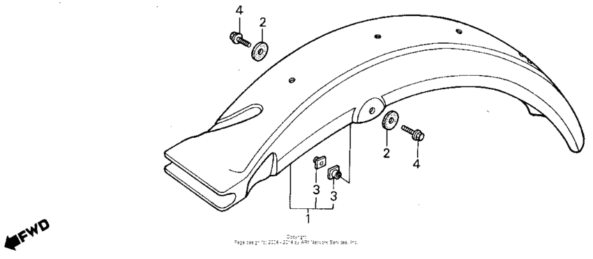 TLR200 Задний бампер