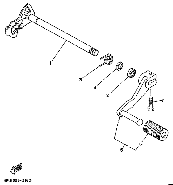 TDR125 Переключение скоростей