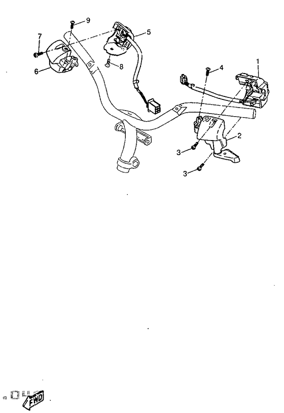 Handle switch. lever